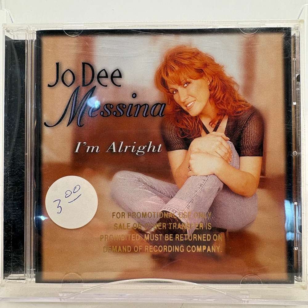 Jo Dee Messina‎ I'm Alright CD 1998 Promo Curb Records Country Bye Bye 77904-2